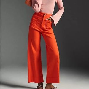The Colette Cropped Wide-Leg Pants by Maeve size 29 - worn once